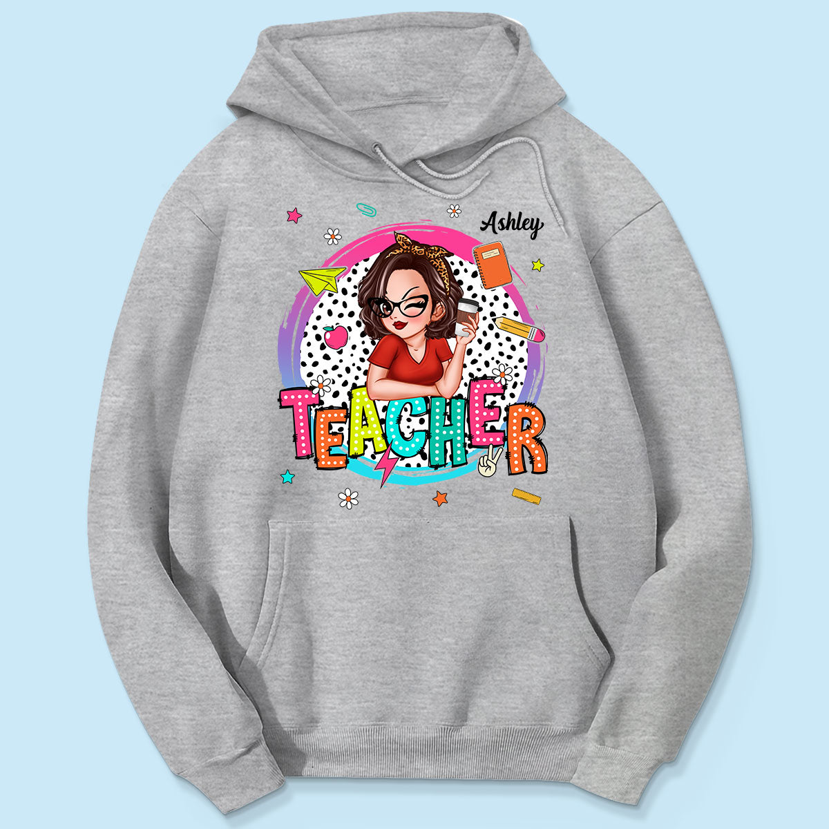 Teacher Personalized Summer Vibe Shirt, Back To School, Teacher Appreciation, Teacher Gift