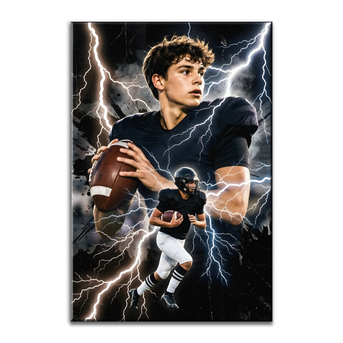Trending Bootleg Sport Photos Insert - Personalized Canvas - Gift For Boy, Girl