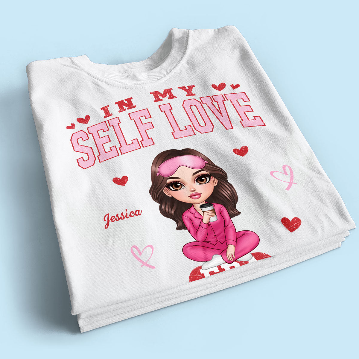 In My Self Love Era Valentine's Personalized Sweater, Personalized  Anti- Sweater