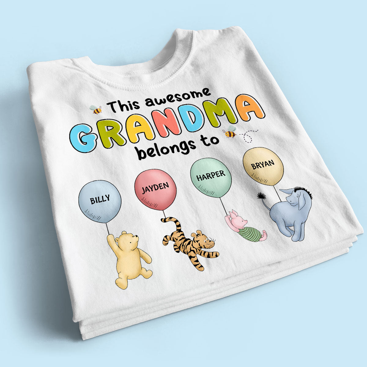 Bring Storytime to Life - Show Your Pride On a Timeless 'Winnie The Pooh' Shirt - Customized By You, Gift For Grandma, Gift For Mom