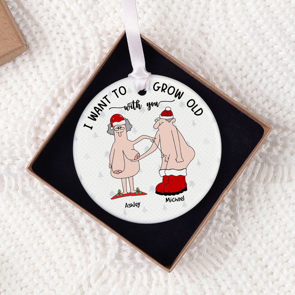 Funny Anniversary Gifts Christmas Ornament Gift for Wife Husband Girlfriend Boyfriend Him Her Personalized Ornament 2024