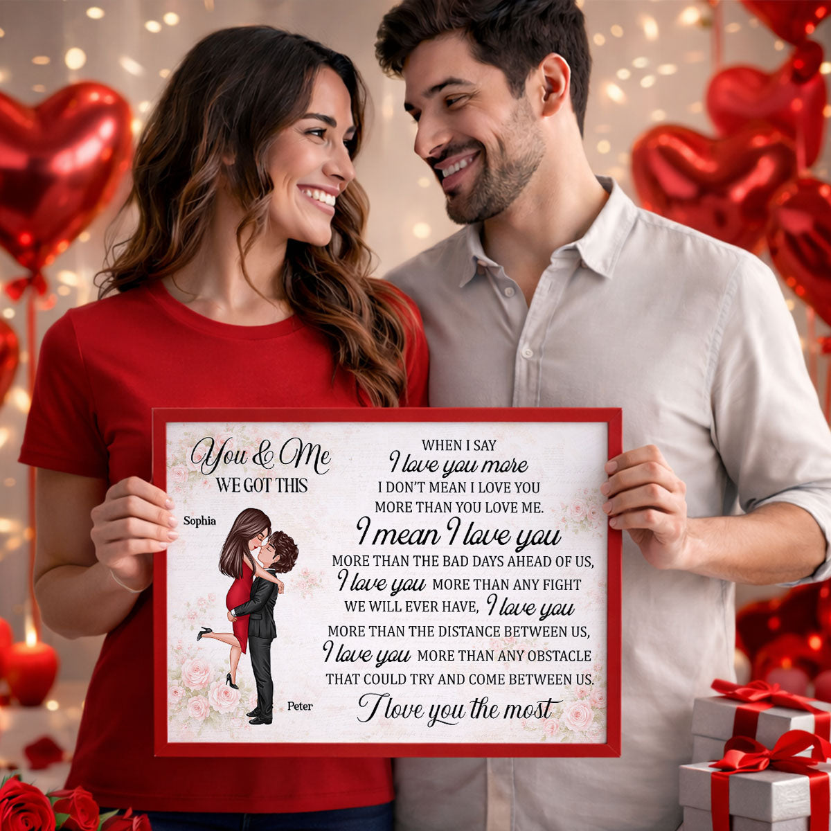 You & Me We Got This Couple - Personalized Poster - Gift for Couple