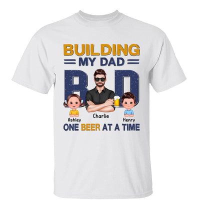 Building My Dad Bod One Beer At A Time Personalized Shirt