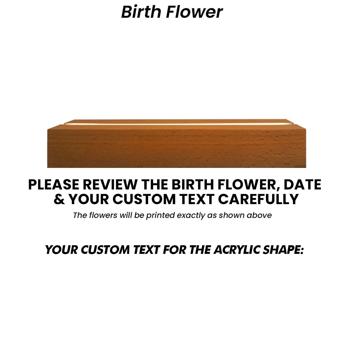 Mr & Mrs Family Name Wedding Anniversary  Gift for her & for him, Custom Flower Printed LED Night Light