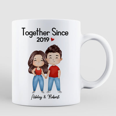 Watercolor Couple Gift For Him Gift For Her Personalized Mug
