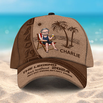 Retired Legend Summer Gift Retirement Gift Personalized Classic Cap