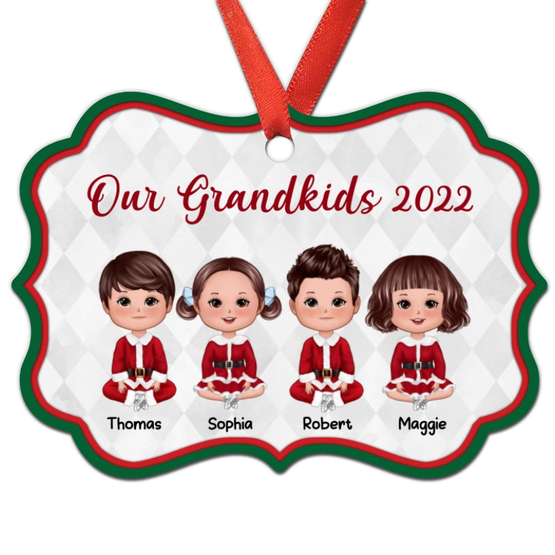 Christmas Costume Our Grandkids Personalized Christmas Ornament