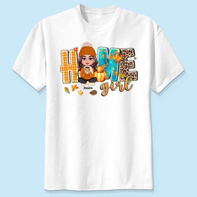 Home Girl Fall Cozy Season Personalized Shirt
