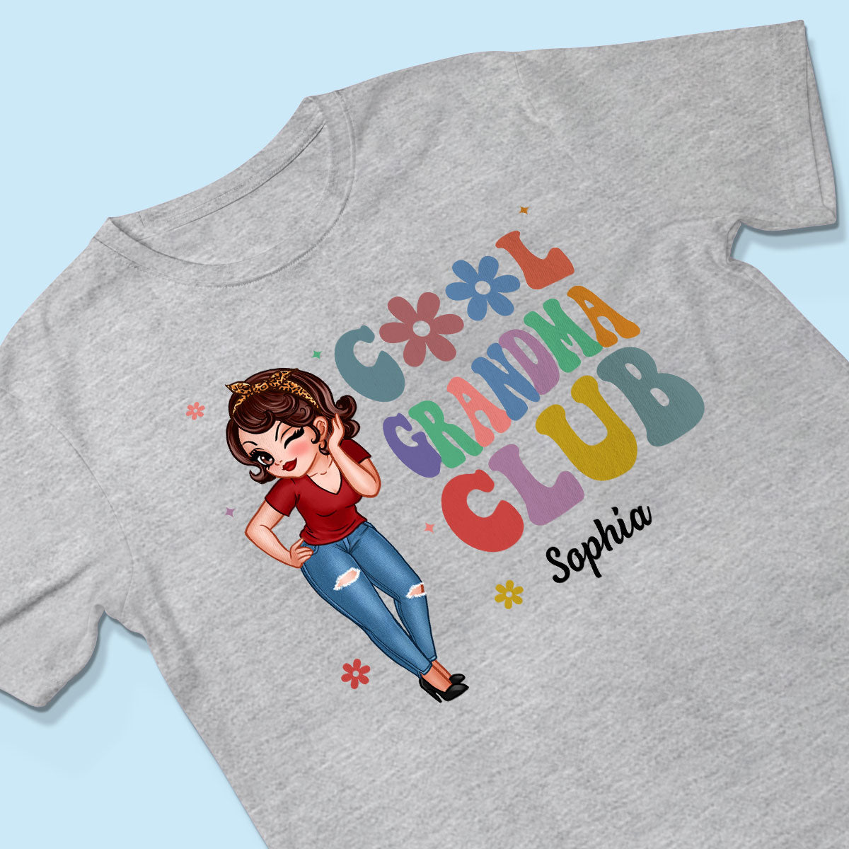 Cool Grandma Club Pretty Woman Personalized Shirt