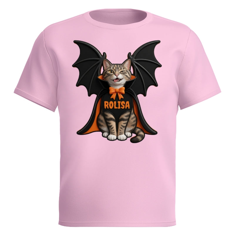 Custom Dog Cat Vampire - Personalized Shirt - Spooky Rustic Halloween Porch Decoration