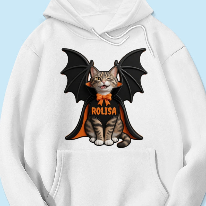 Custom Dog Cat Vampire - Personalized Shirt - Spooky Rustic Halloween Porch Decoration