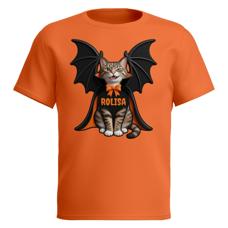 Custom Dog Cat Vampire - Personalized Shirt - Spooky Rustic Halloween Porch Decoration