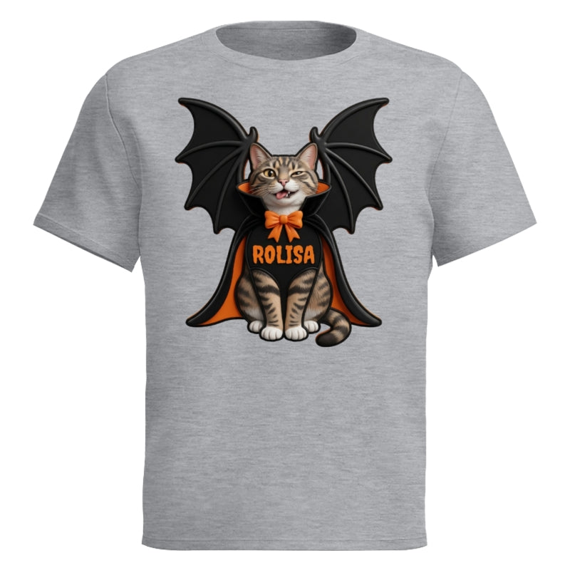 Custom Dog Cat Vampire - Personalized Shirt - Spooky Rustic Halloween Porch Decoration