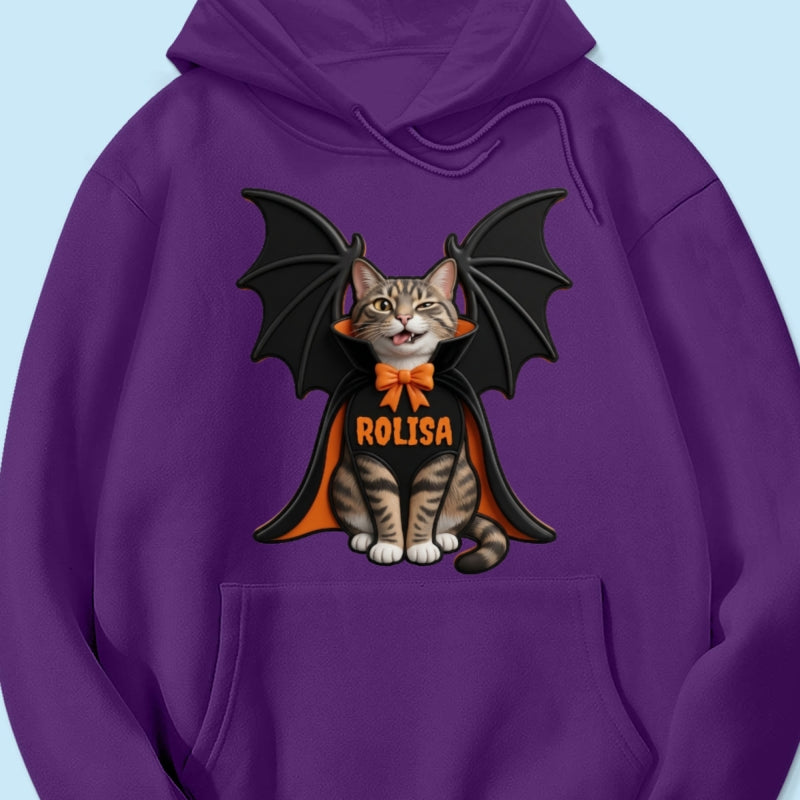 Custom Dog Cat Vampire - Personalized Shirt - Spooky Rustic Halloween Porch Decoration