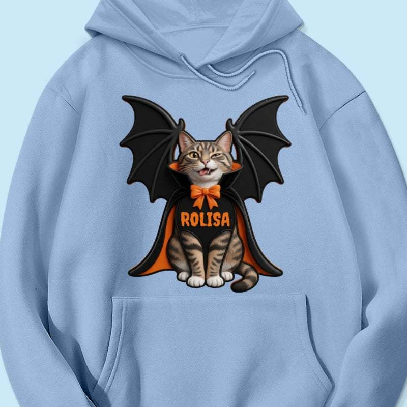 Custom Dog Cat Vampire - Personalized Shirt - Spooky Rustic Halloween Porch Decoration