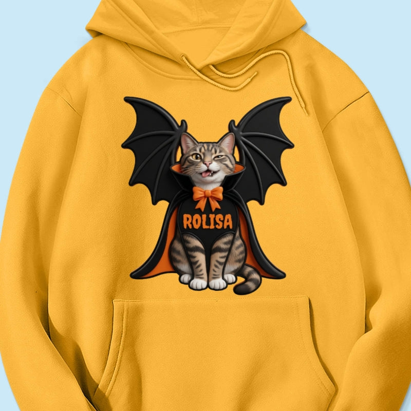 Custom Dog Cat Vampire - Personalized Shirt - Spooky Rustic Halloween Porch Decoration