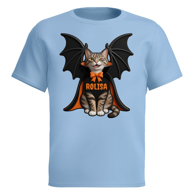Custom Dog Cat Vampire - Personalized Shirt - Spooky Rustic Halloween Porch Decoration