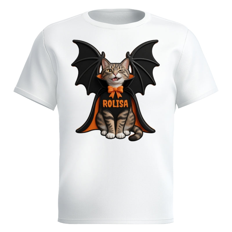 Custom Dog Cat Vampire - Personalized Shirt - Spooky Rustic Halloween Porch Decoration