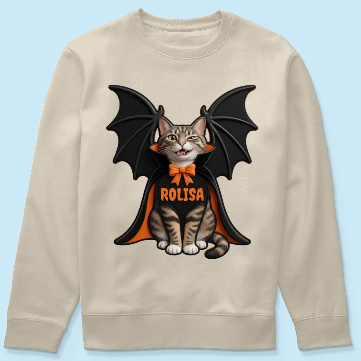 Custom Dog Cat Vampire - Personalized Shirt - Spooky Rustic Halloween Porch Decoration