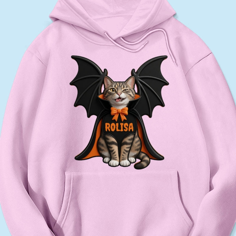Custom Dog Cat Vampire - Personalized Shirt - Spooky Rustic Halloween Porch Decoration