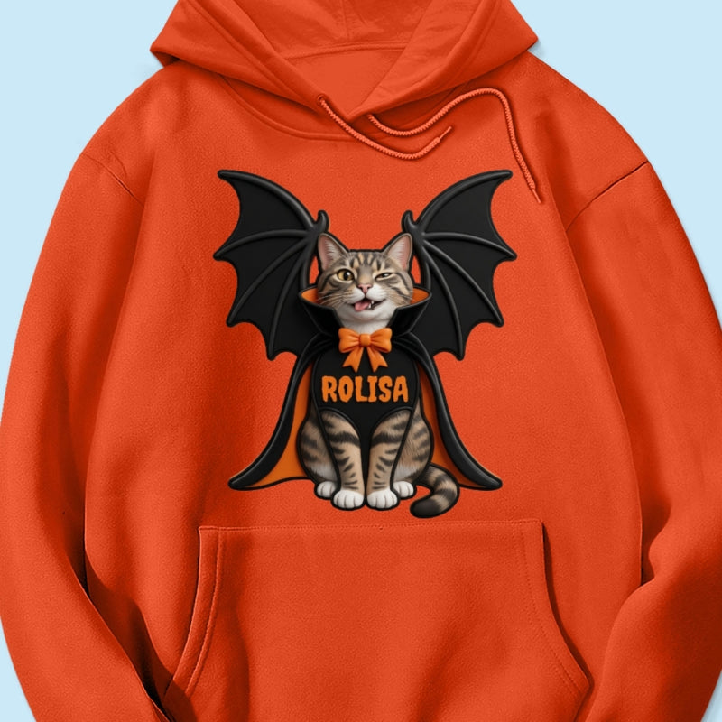 Custom Dog Cat Vampire - Personalized Shirt - Spooky Rustic Halloween Porch Decoration