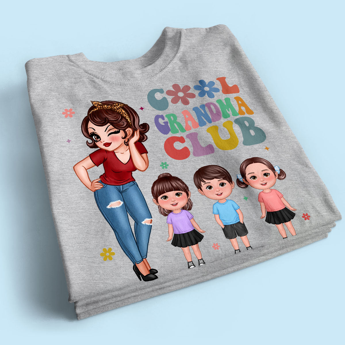 Cool Grandma Club - Personalized Shirt - Gift For Grandma