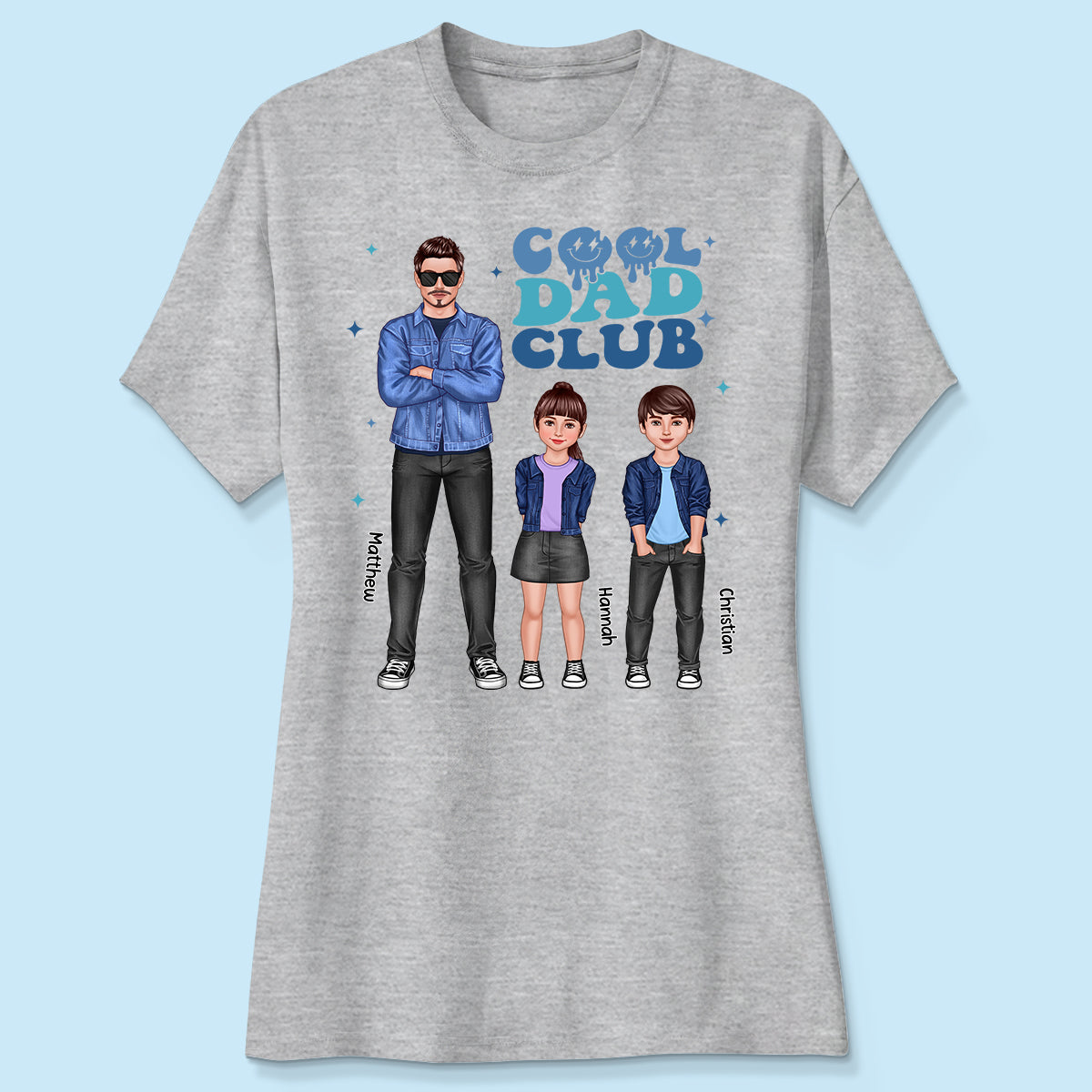Cool Dad Club Personalized Shirt