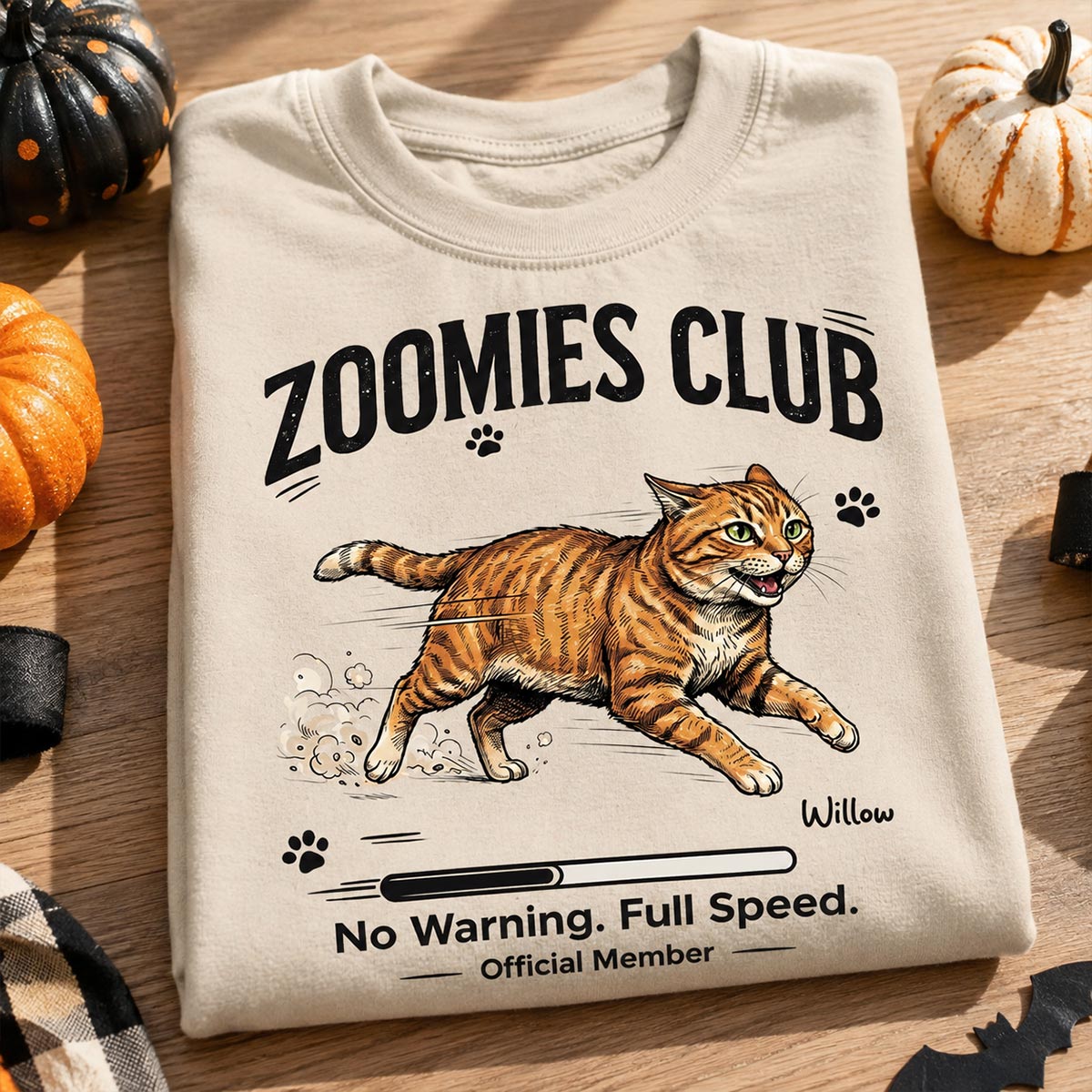Zoomies Club Official Member Custom Pet Photo - Personalized Shirt - Funny Gift For Dog Cat Lover