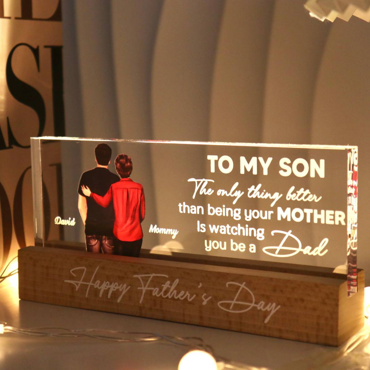 Upsell Father's Day Greeting Cards For Son (Cendo)
