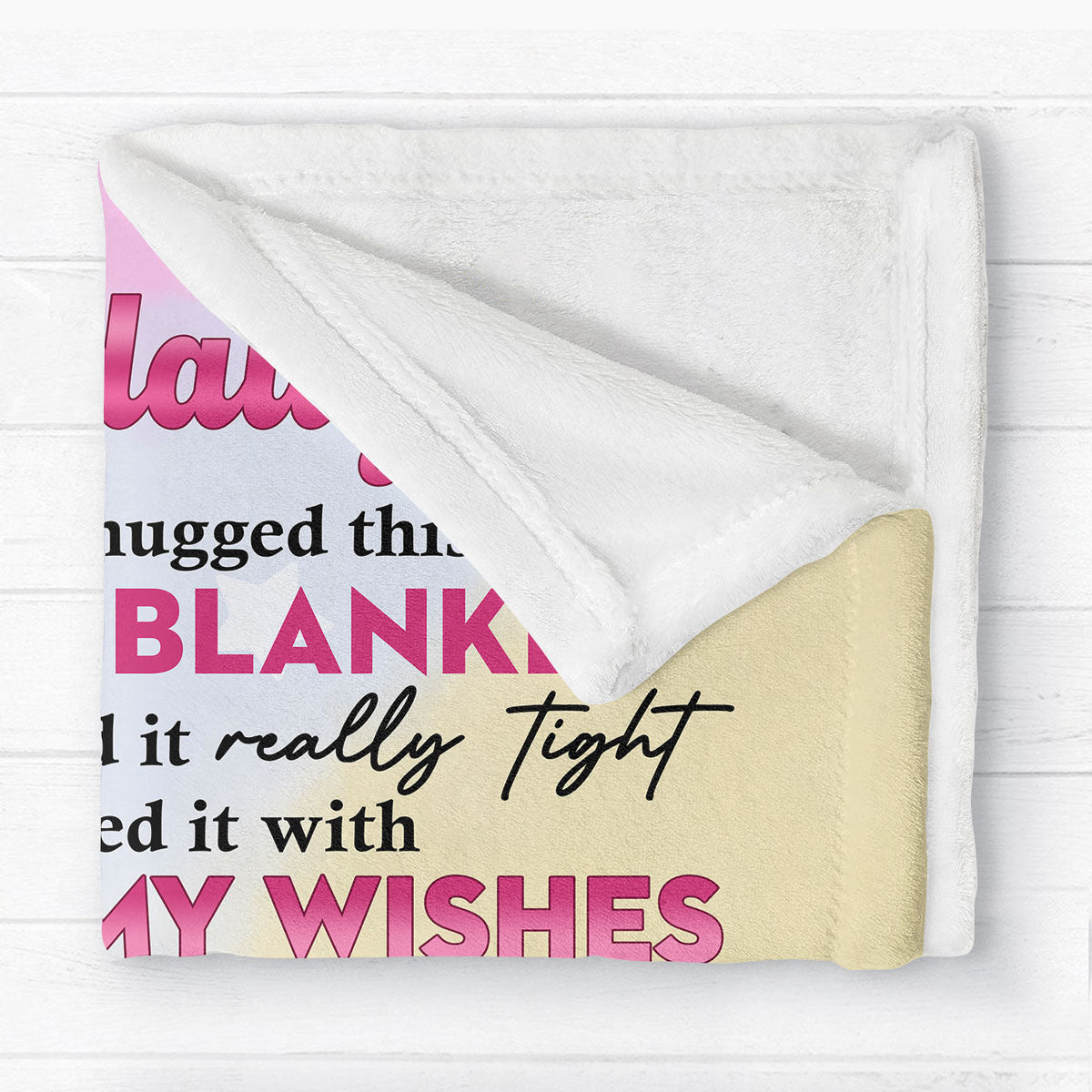 Unicorn Cute Grandma Grandkid To My Granddaughter Grandson Personalized Fleece Blanket