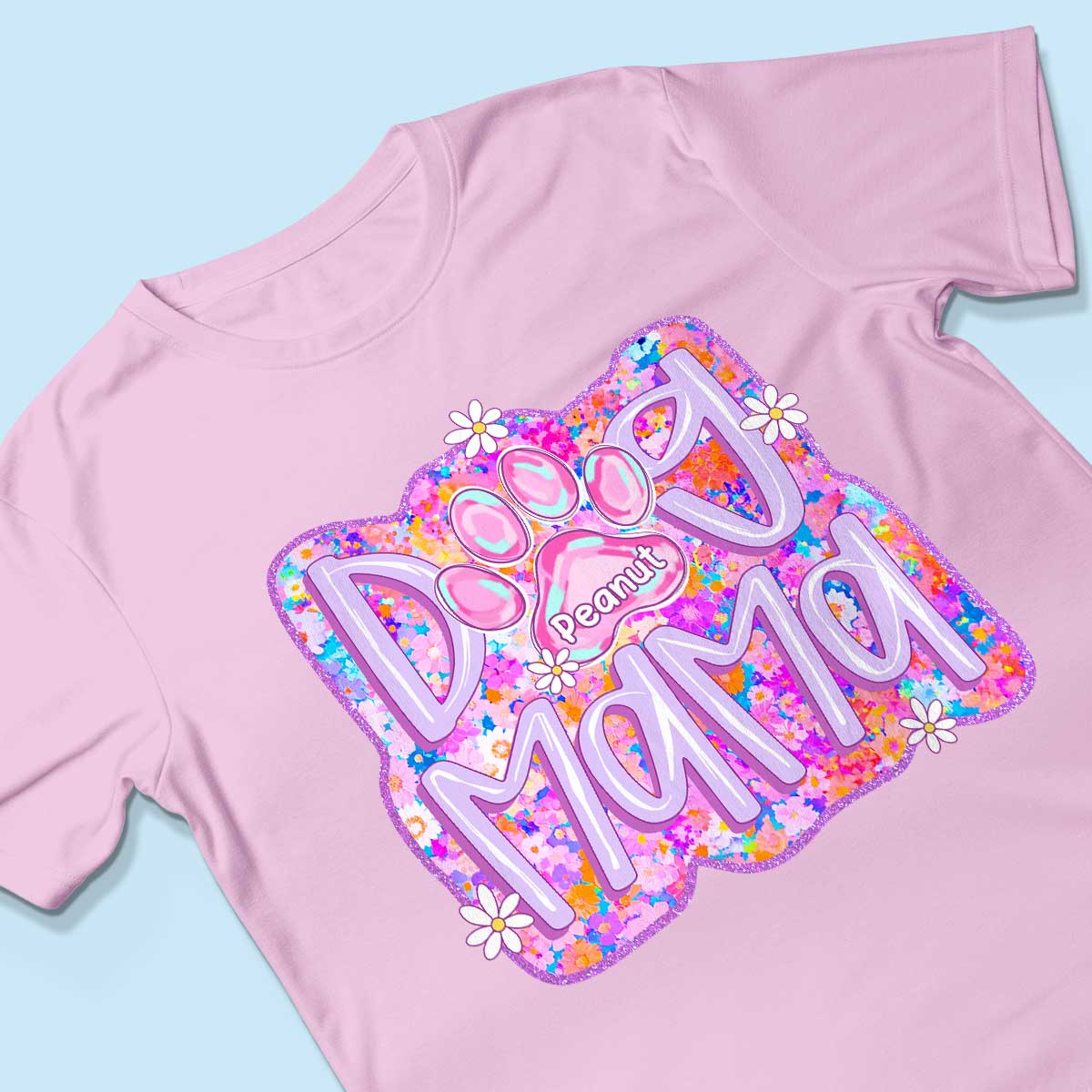 Dog Mama Preppy Dog Mom Personalized Shirt, Trendy Gift for Dog Moms