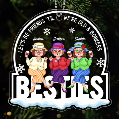 Congrats On Being My Friend Christmas Gift For Best Friend Personalized Acrylic Ornament