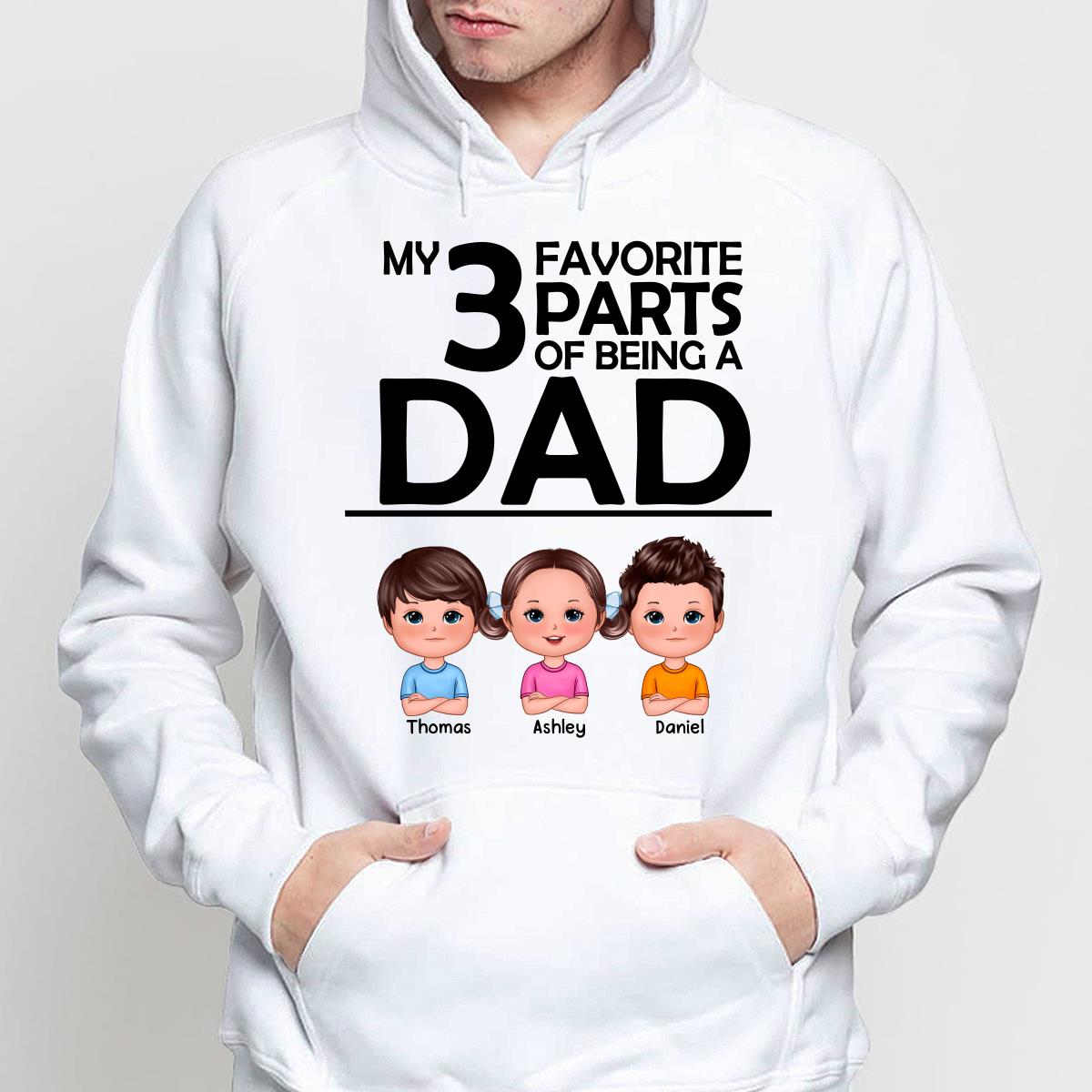 My Favorite Part Of Being A Dad Grandpa Personalized Shirt