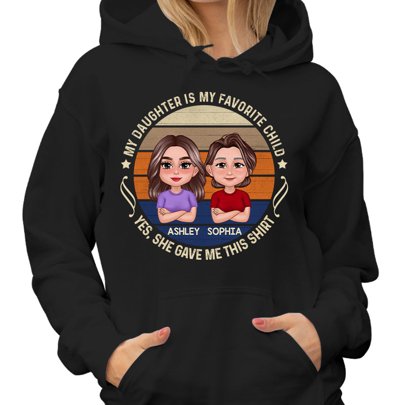 My Son Daughter Is My Favorite Child Funny Gift For Mom Personalized Shirt
