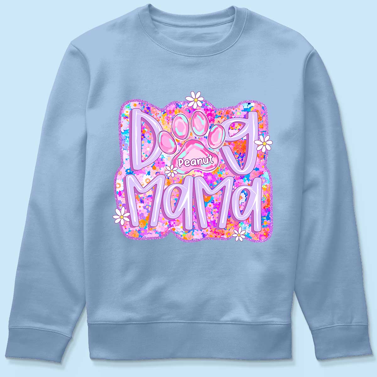 Dog Mama Preppy Dog Mom Personalized Shirt, Trendy Gift for Dog Moms