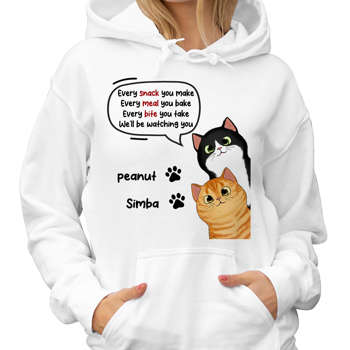 Peeking Cats Watching You Personalized Shirt
