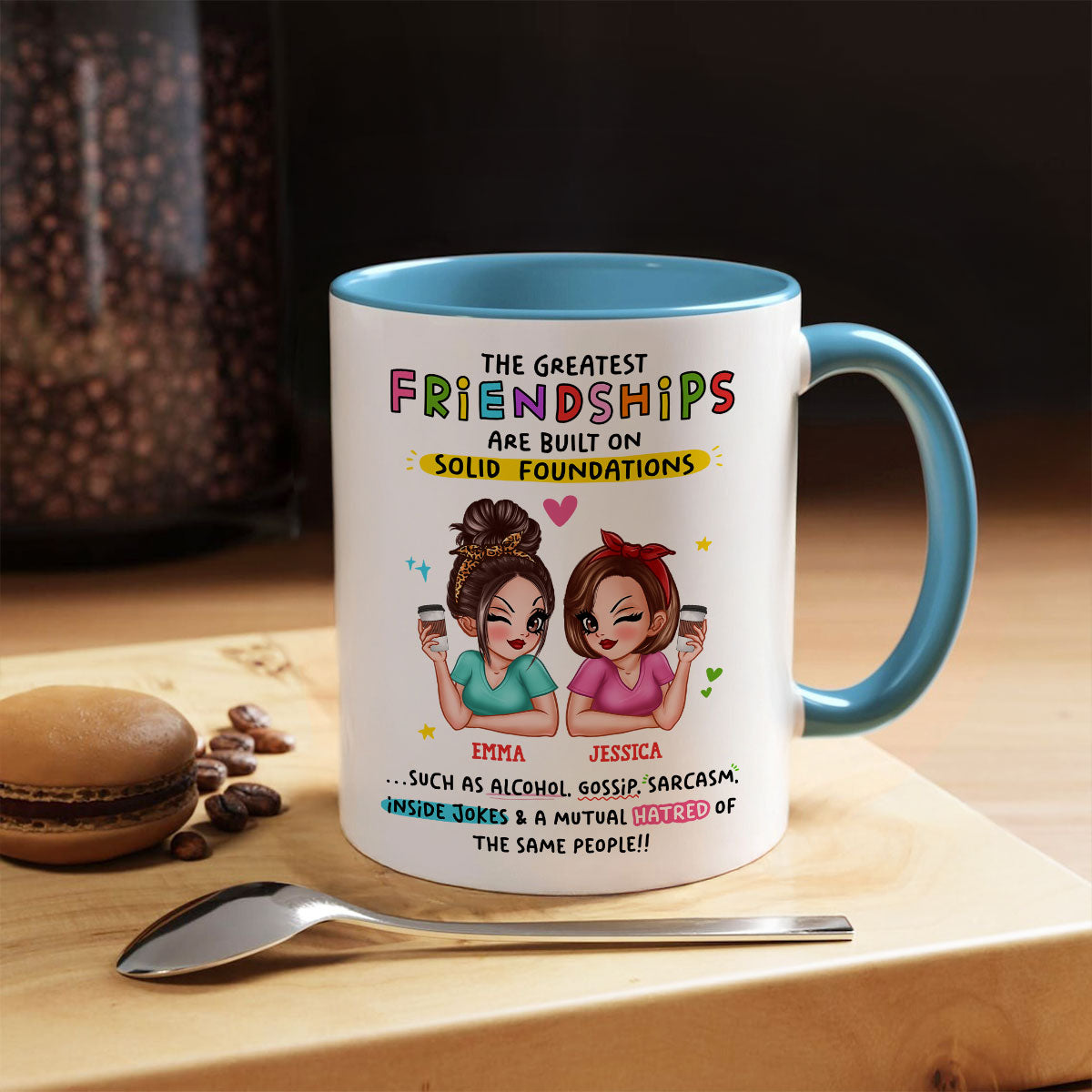 The Greatest Friendship Personalized Mug for Besties