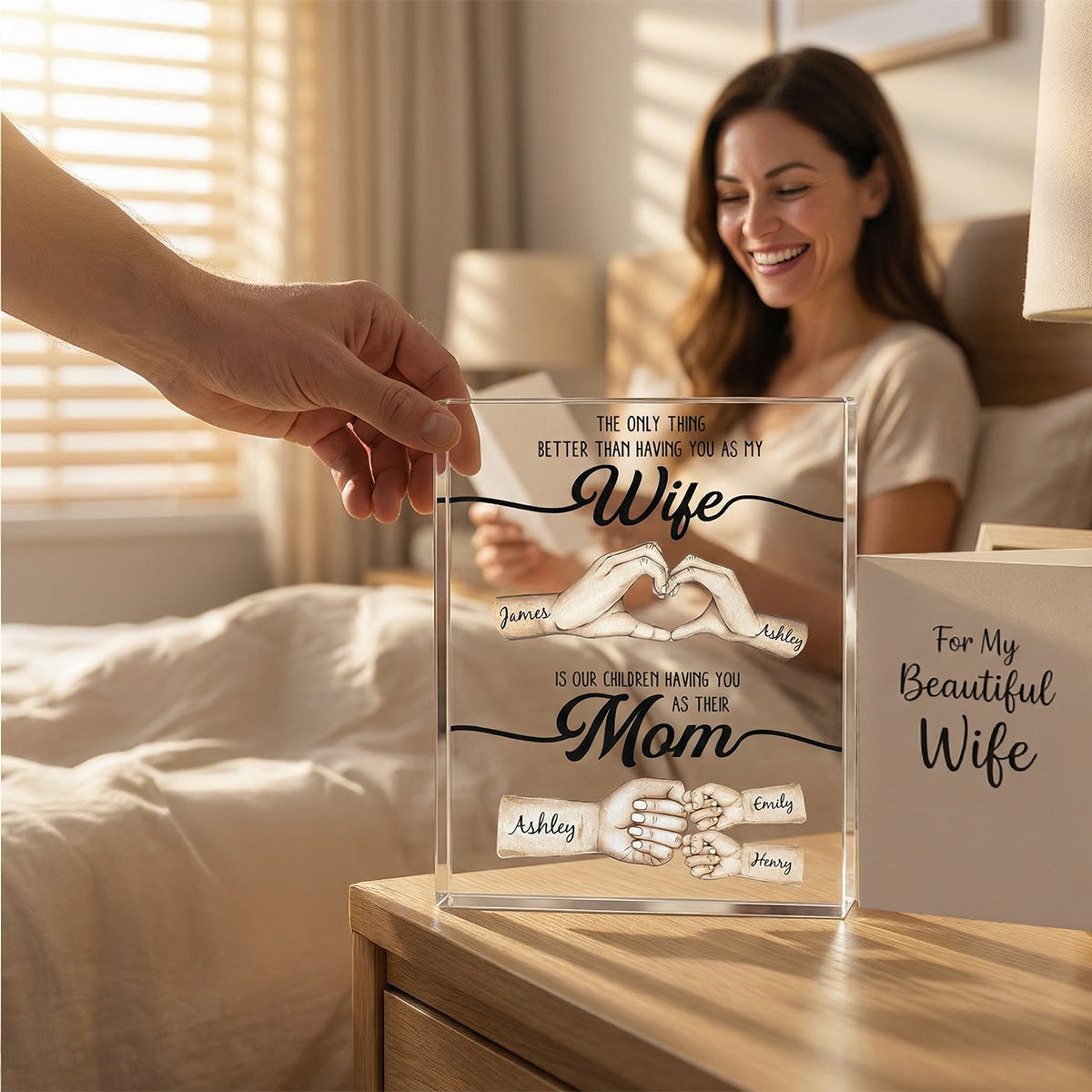 The Only Thing Better Than Having You As My Wife - Personalized Acrylic Block Plaque - Mother's Day Gift For Wife