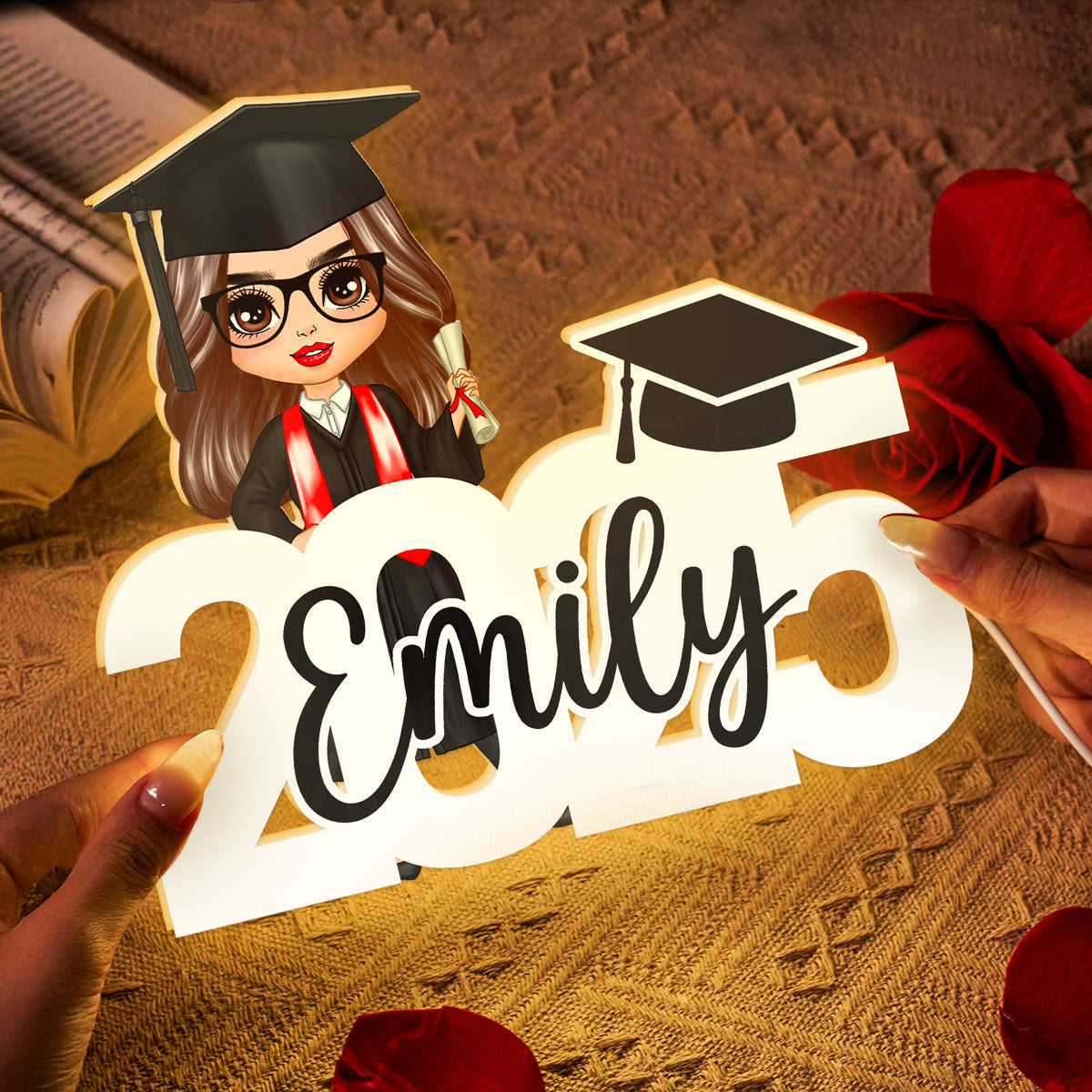 2025 Graduation New Chapter - Personalized Light Box - Graduation Gift
