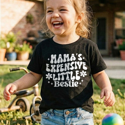 Mama's Expensive Little Bestie Funny Shirt For Kid