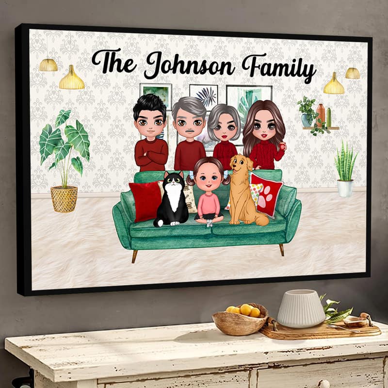 Big Family Gathering Personalized Poster
