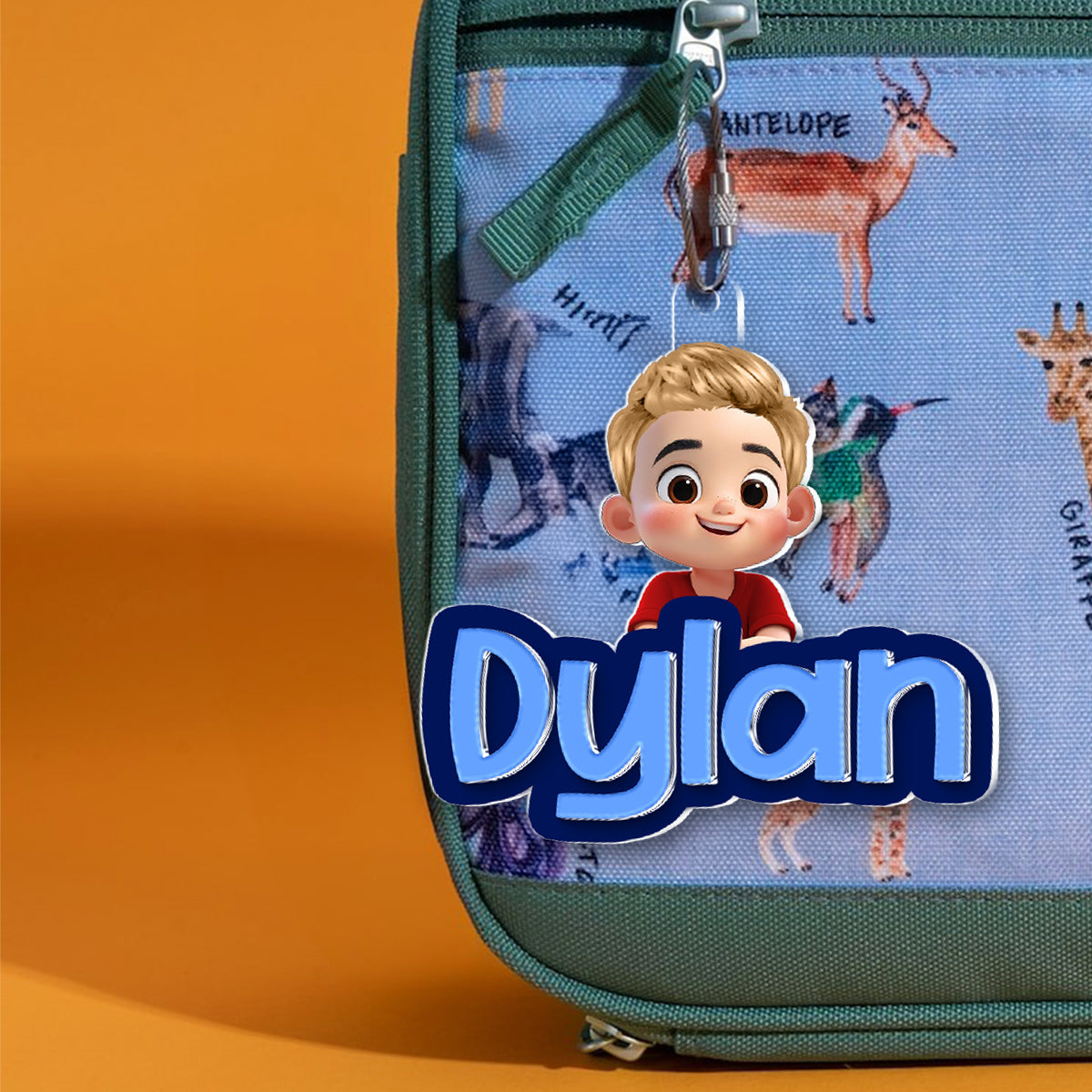 Name Tag for Backpack, Lunch Bag, Pencil Bag, Personalized Gift for Kids Boys Girls,   Back to School Name Tag
