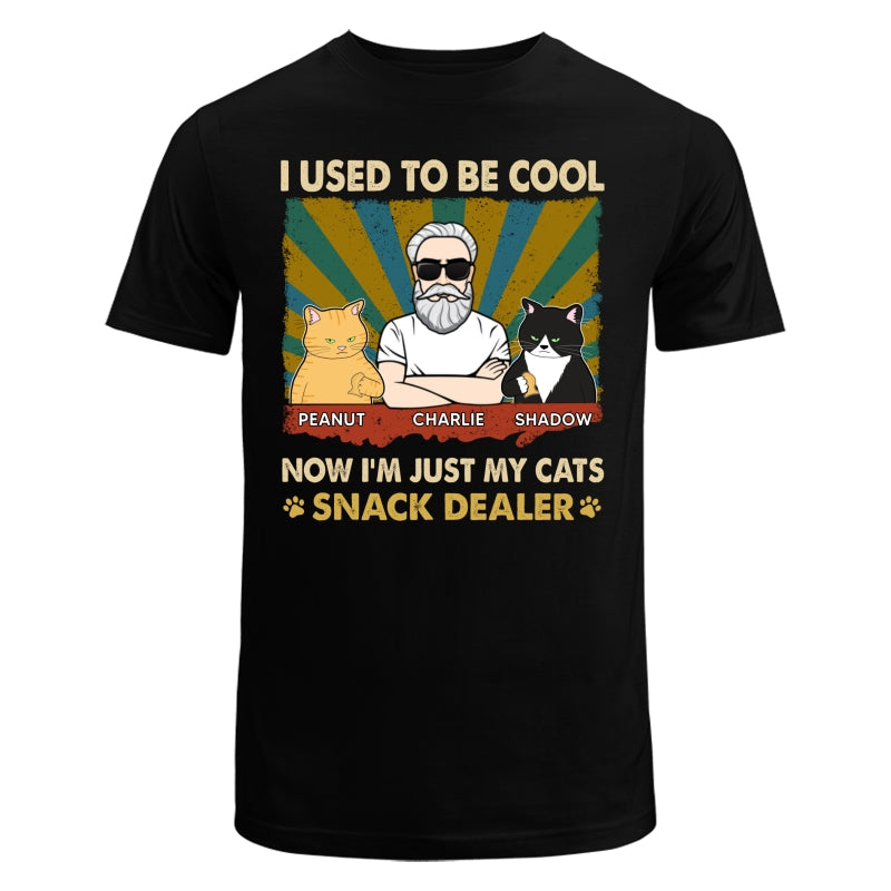 Used To Be Cool Now Snack Dealer Cat Dad Personalized Shirt