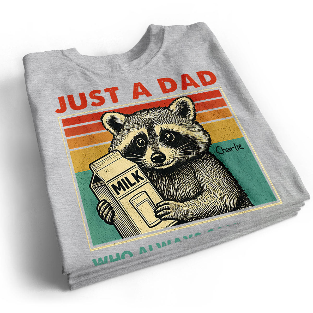Just A Dad Who Always Came Back With The Milk Funny Shirt, Father's Day Gift