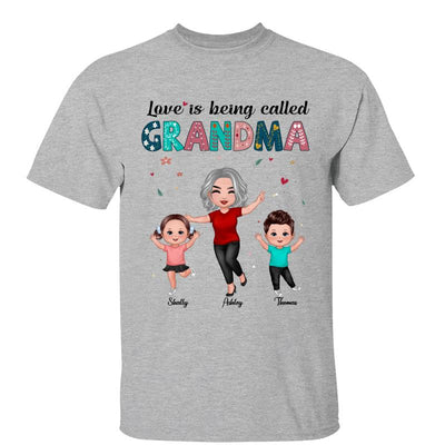 Love Being Called Grandma Happy Doll Personalized Shirt
