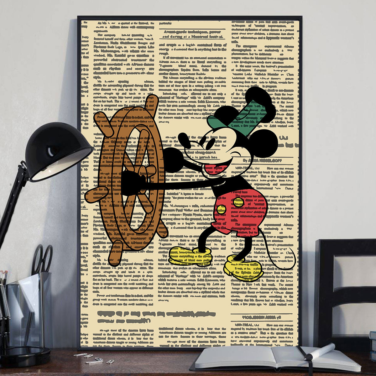 Famous Cartoon Character Personalized Vertical Poster