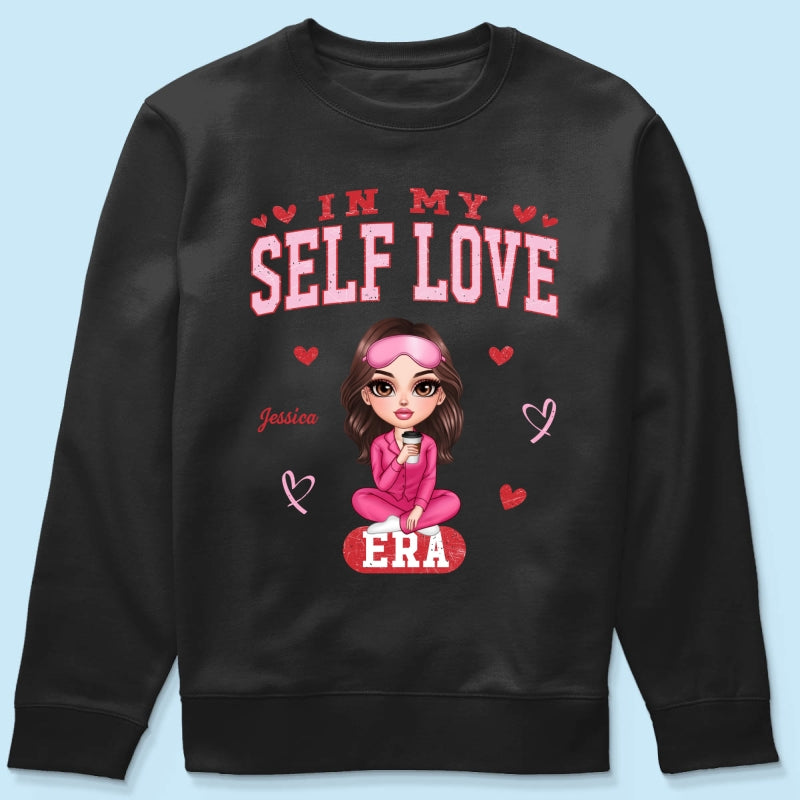 In My Self Love Era Valentine's Personalized Sweater, Personalized  Anti- Sweater