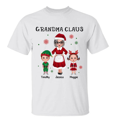 Grandma Claus Doll Woman Christmas Personalized Shirt