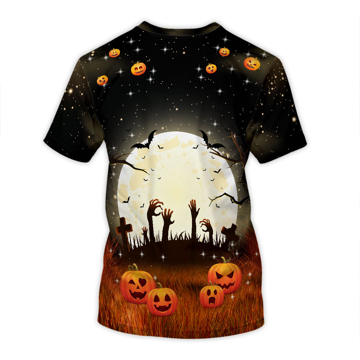 Spooky Cats In Halloween Moon Light Personalized Shirt, Halloween Costume For Cat Lover