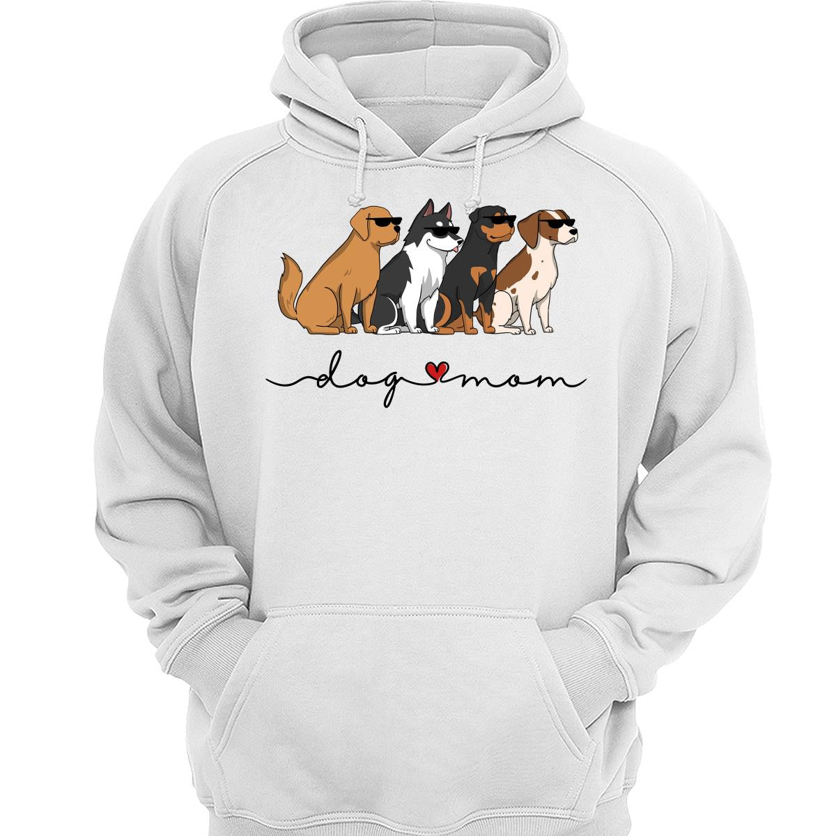Dog Mom Simple Cool Dog Gift For Dog Lover Personalized Shirt